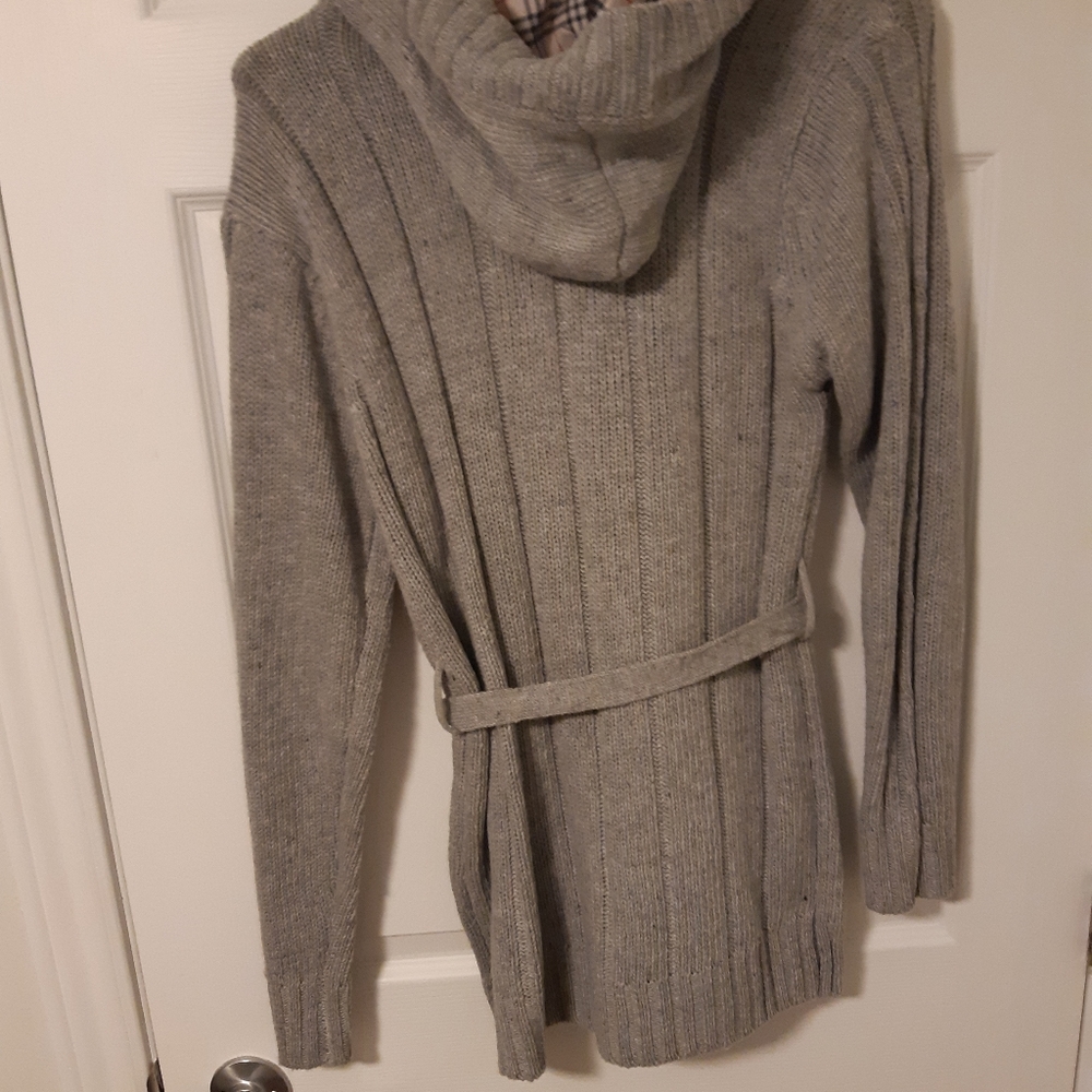 Cardigan gray sweater small
